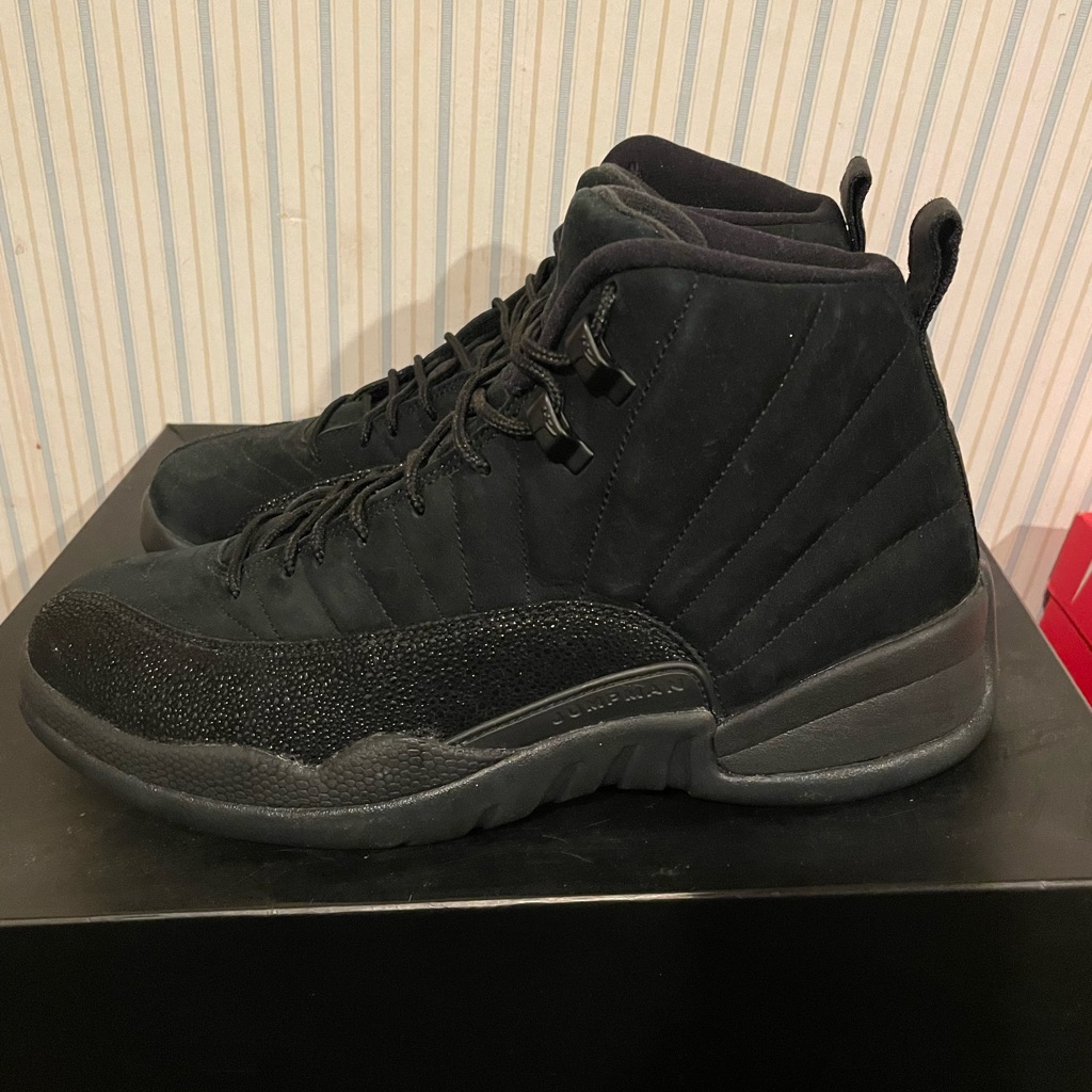 Air Jordan 12 Ovo Black Size 10.5